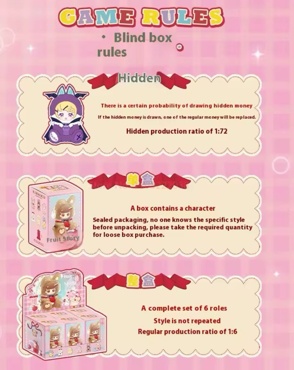 NYZAII FRUIT STORY VINYL FACE PLUSHIE