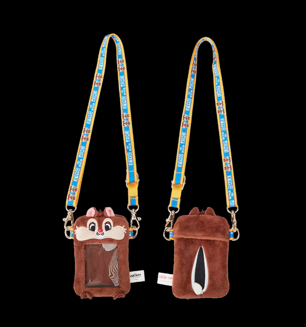 CHIP N DALE PLUSH TOTE BAG or PLUSH CARD COVER