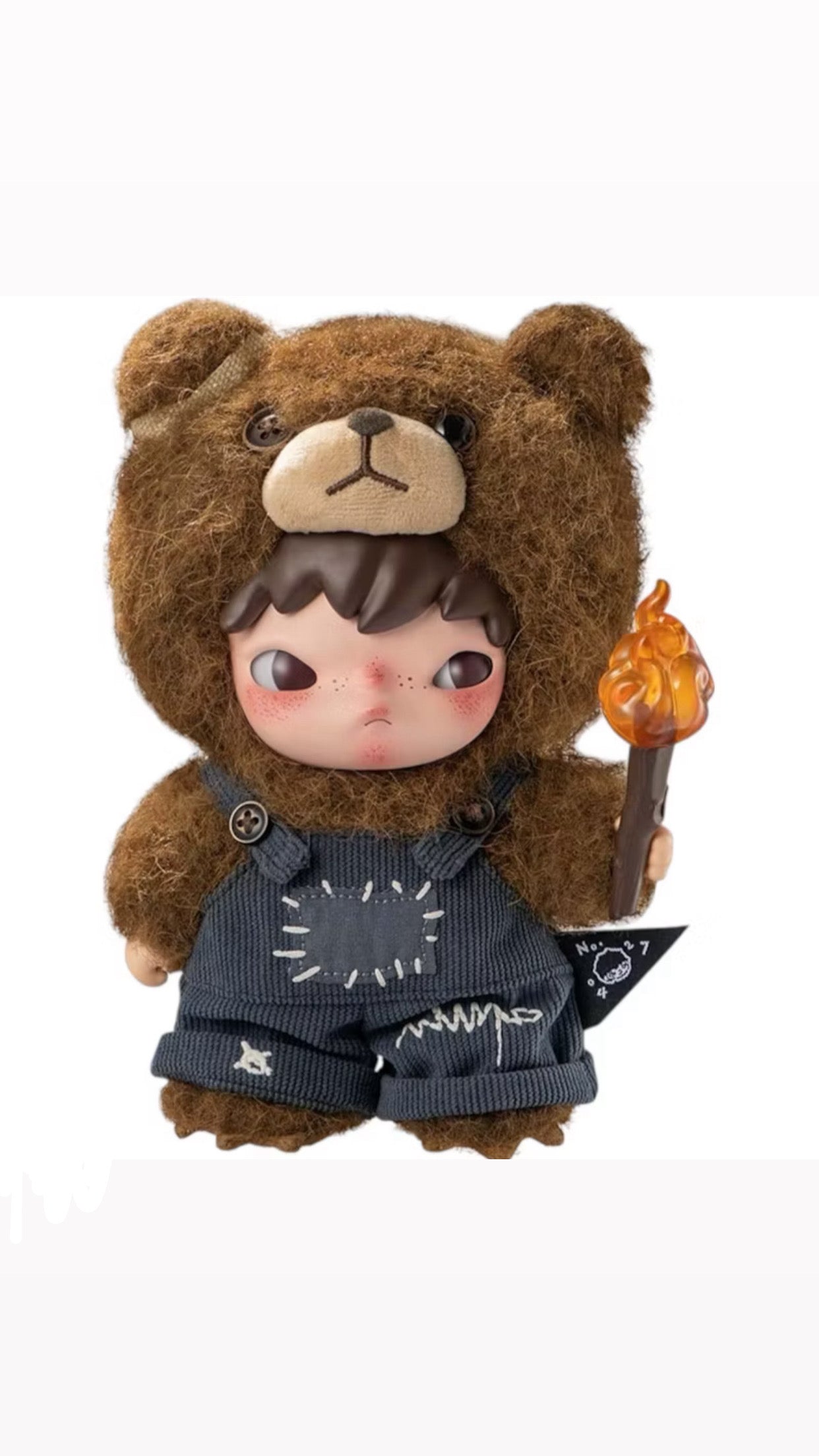 HIRONO FIGHT FOR JOY VINYL FACE PLUSHIE PENDANT