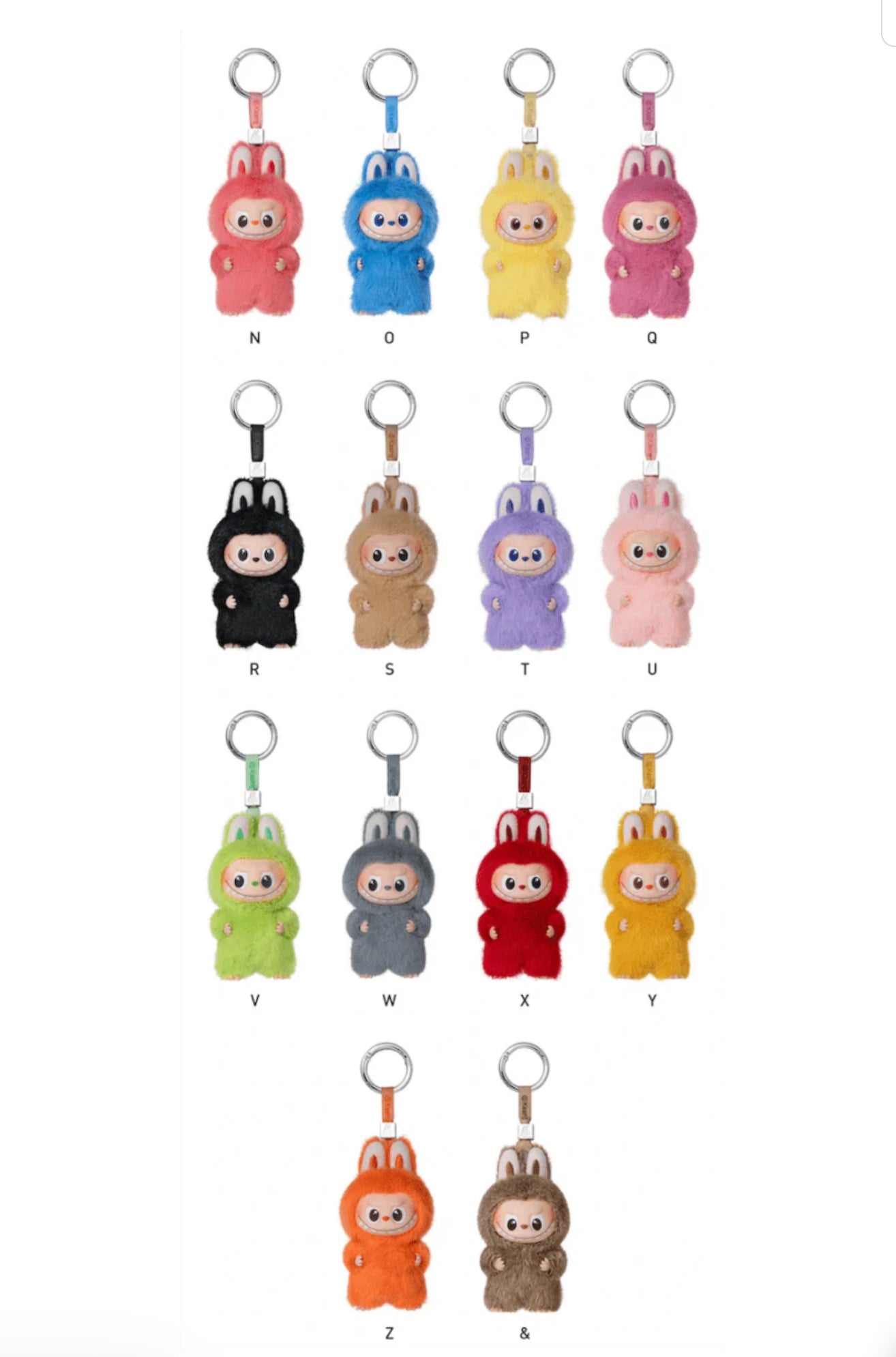 **LABUBU- PIN FOR LOVE VINYL FACED PLUSHIE PENDANT