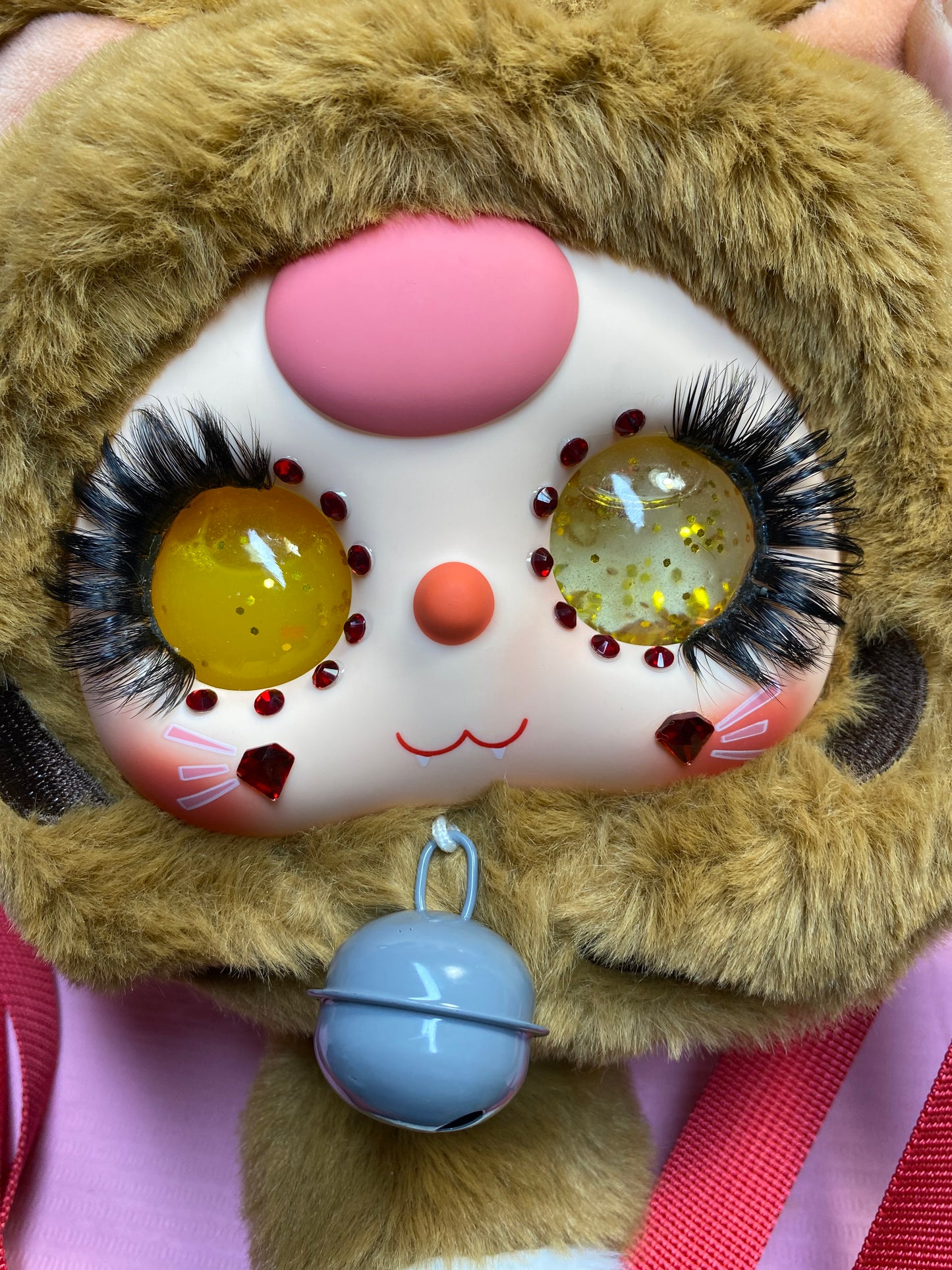 BABY 3 FORTUNE CAT PLUSHIE ZIP BAG WITH PURSE STRAP BLIND-BOX