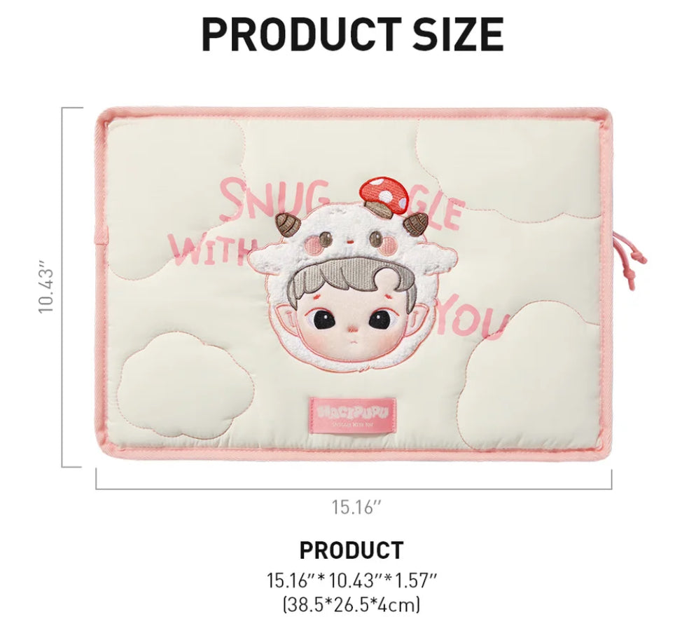 HACIPUPU SNUGGLE WITH YOU LAPTOP BAG