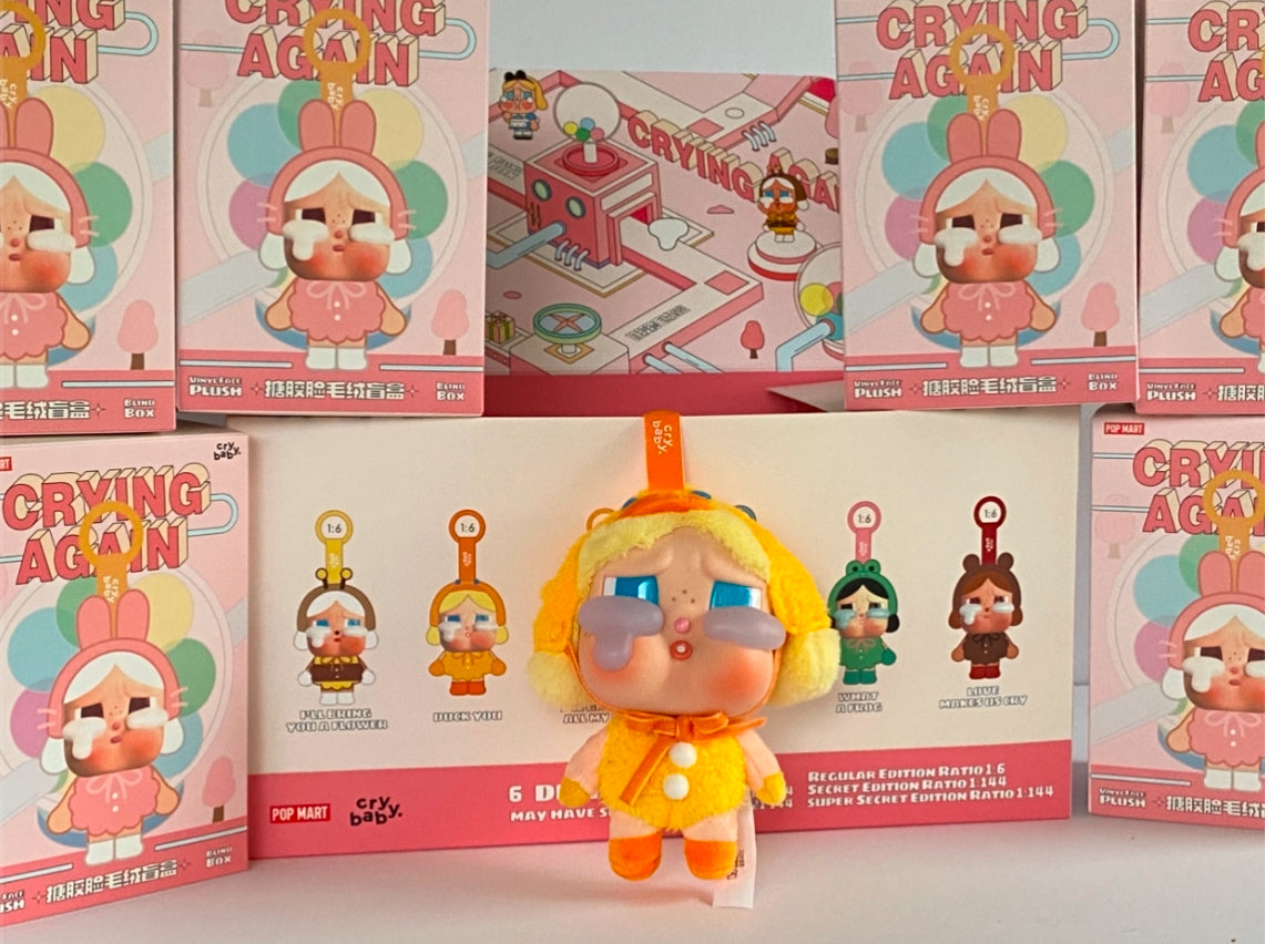 CRY BABY CRYING AGAIN SERIES VINYL FACE PLUSHIE