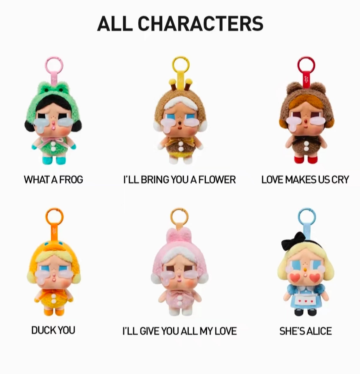 CRY BABY CRYING AGAIN SERIES VINYL FACE PLUSHIE