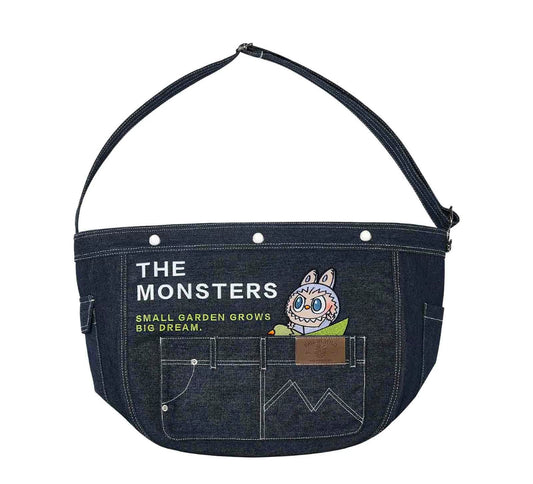 LABUBU- THE MONSTERS DENIM MESSENGER BAG
