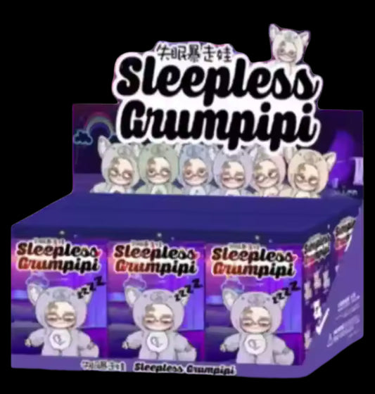 SLEEPLESS GRUMPIPI VINYL FACED PLUSHIE PENDANT