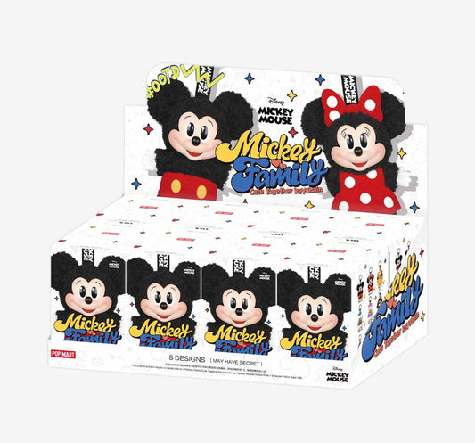 MICKEY FAMILY VINYL FACE PLUSHIE PENDANT