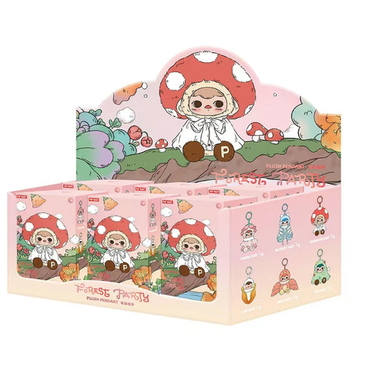 PUCKY FOREST PARTY- VINYL FACE PLUSHIE PENDANT (CONFIRMED)