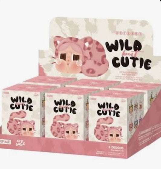 CRYBABY- WILD BUT CUTIES VINYL FACED PLUSHIE PENDANT