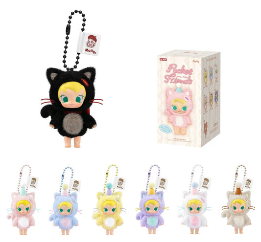 BABY MOLLY POCKET SIZED FRIENDS- VINYL FACED PLUSHIE PENDANT