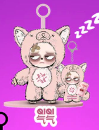 SLEEPLESS GRUMPIPI VINYL FACED PLUSHIE PENDANT
